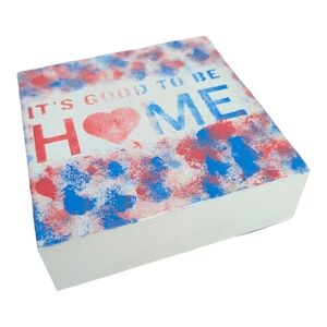 Hand Painted It's Good To Be Home Wooden Decor